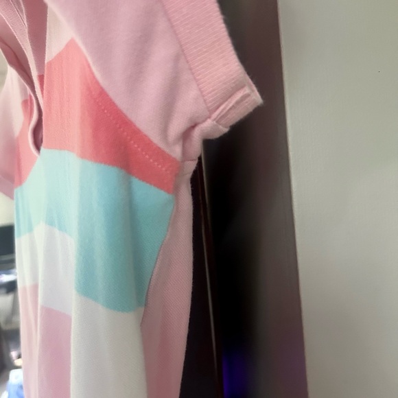 JOE FRESH Polo Dress Y2K Pastel Colorblock Retro Sporty Preppy Coquette | Size M - Picture 5 of 11